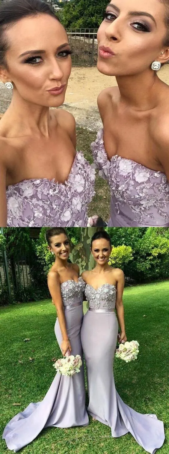 Unique Sweet Heart Sexy Mermaid Affordable Long Wedding Guest Dresses Charming Bridesmaid Dresses, WGY0324