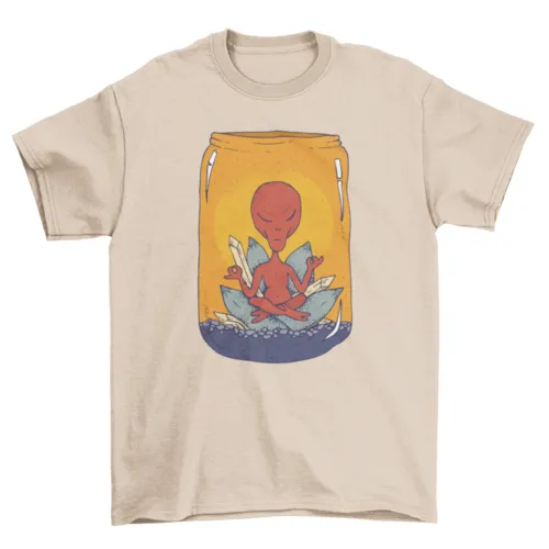 Unisex Alien Meditation T-shirt