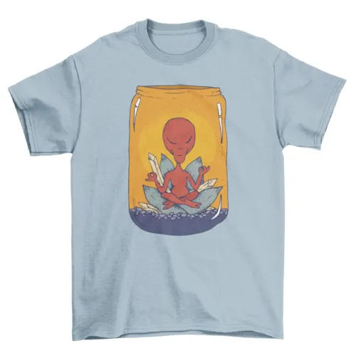 Unisex Alien Meditation T-shirt