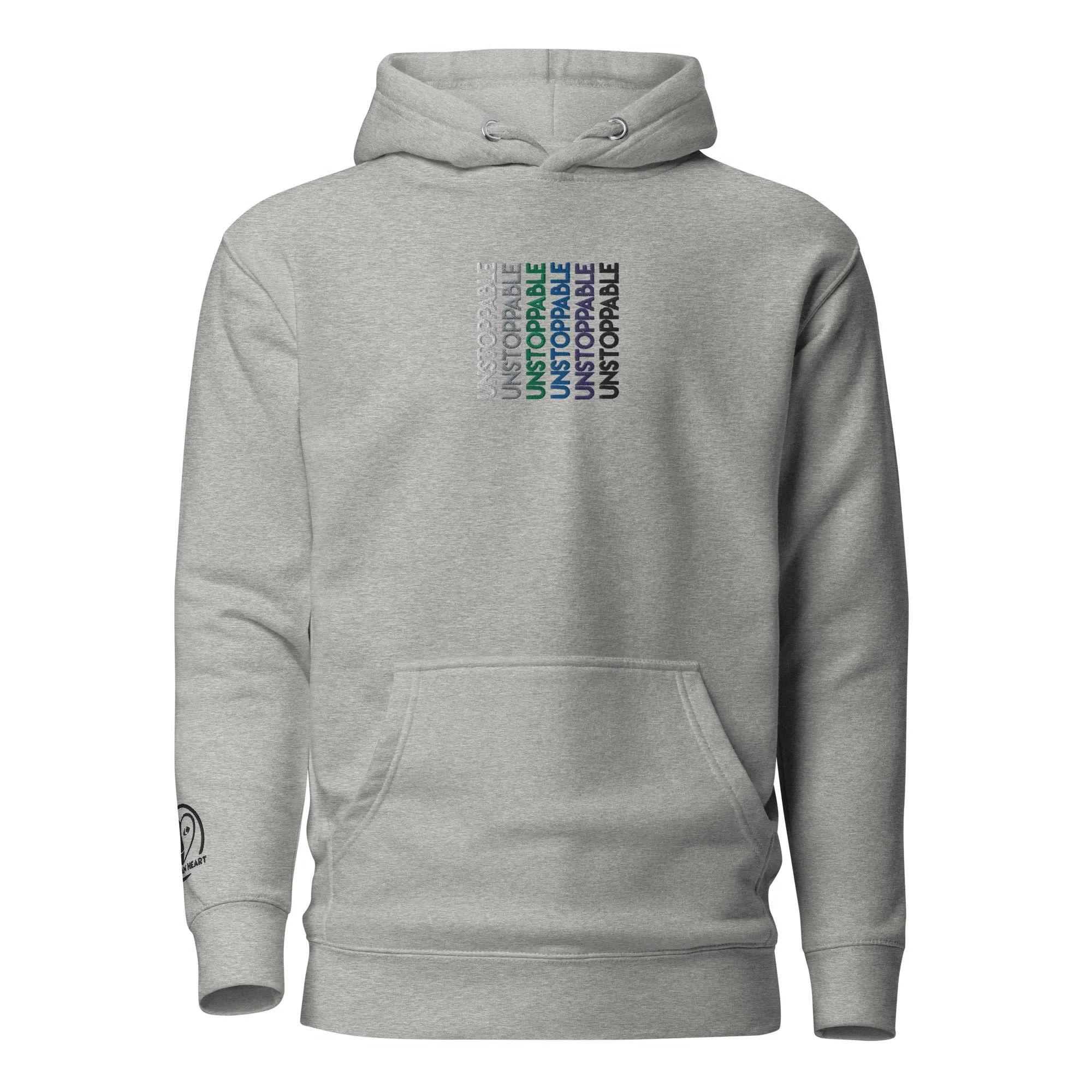 Unstoppable - Colorful Embroidered Premium Unisex Hoodie