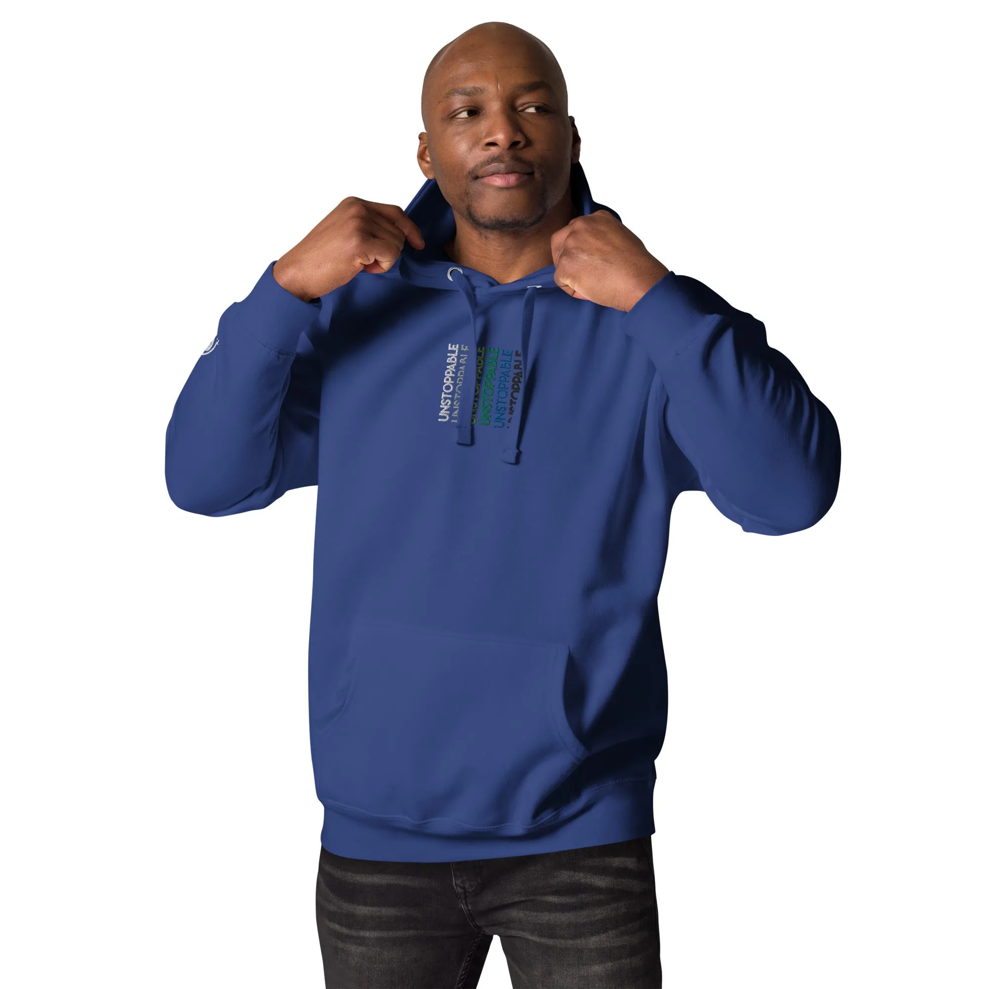 Unstoppable - Colorful Embroidered Premium Unisex Hoodie