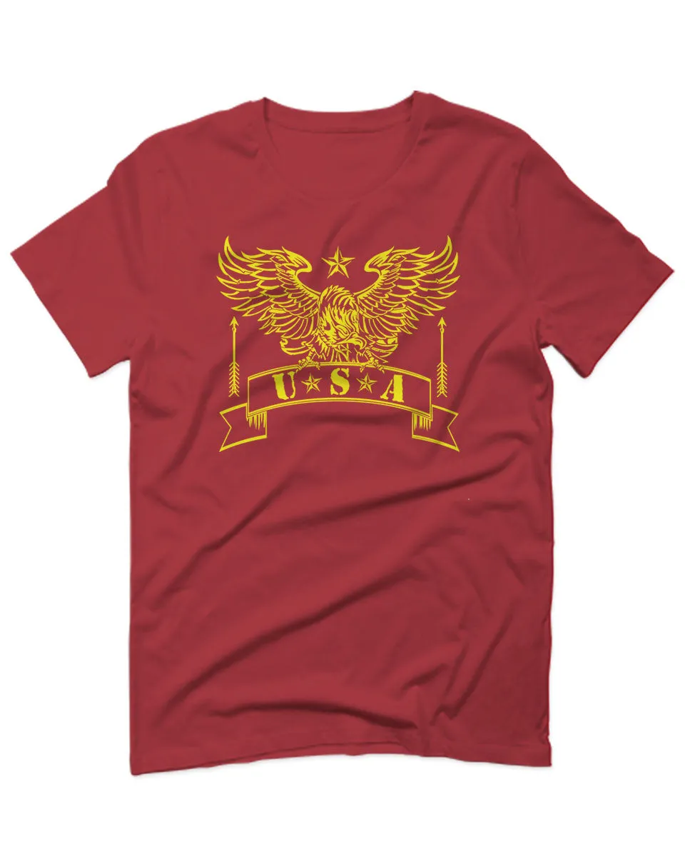 USA Military Eagle American Proud United States of America U.S. For men T Shirt