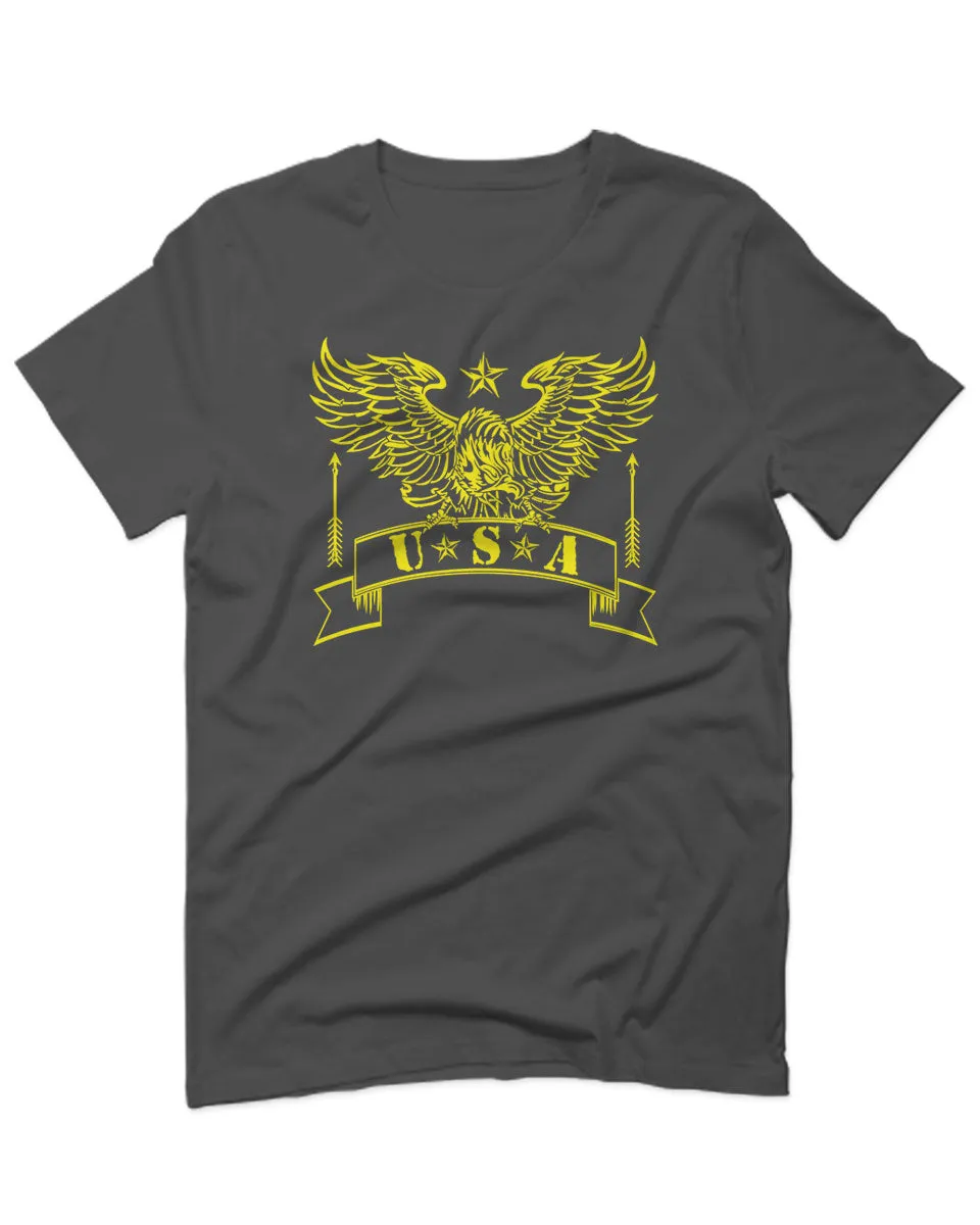 USA Military Eagle American Proud United States of America U.S. For men T Shirt