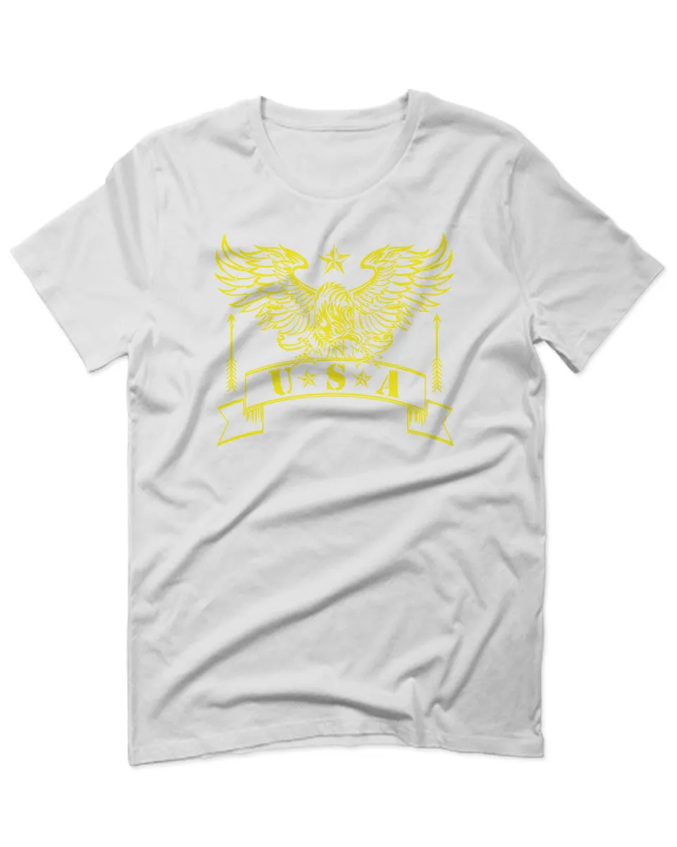 USA Military Eagle American Proud United States of America U.S. For men T Shirt