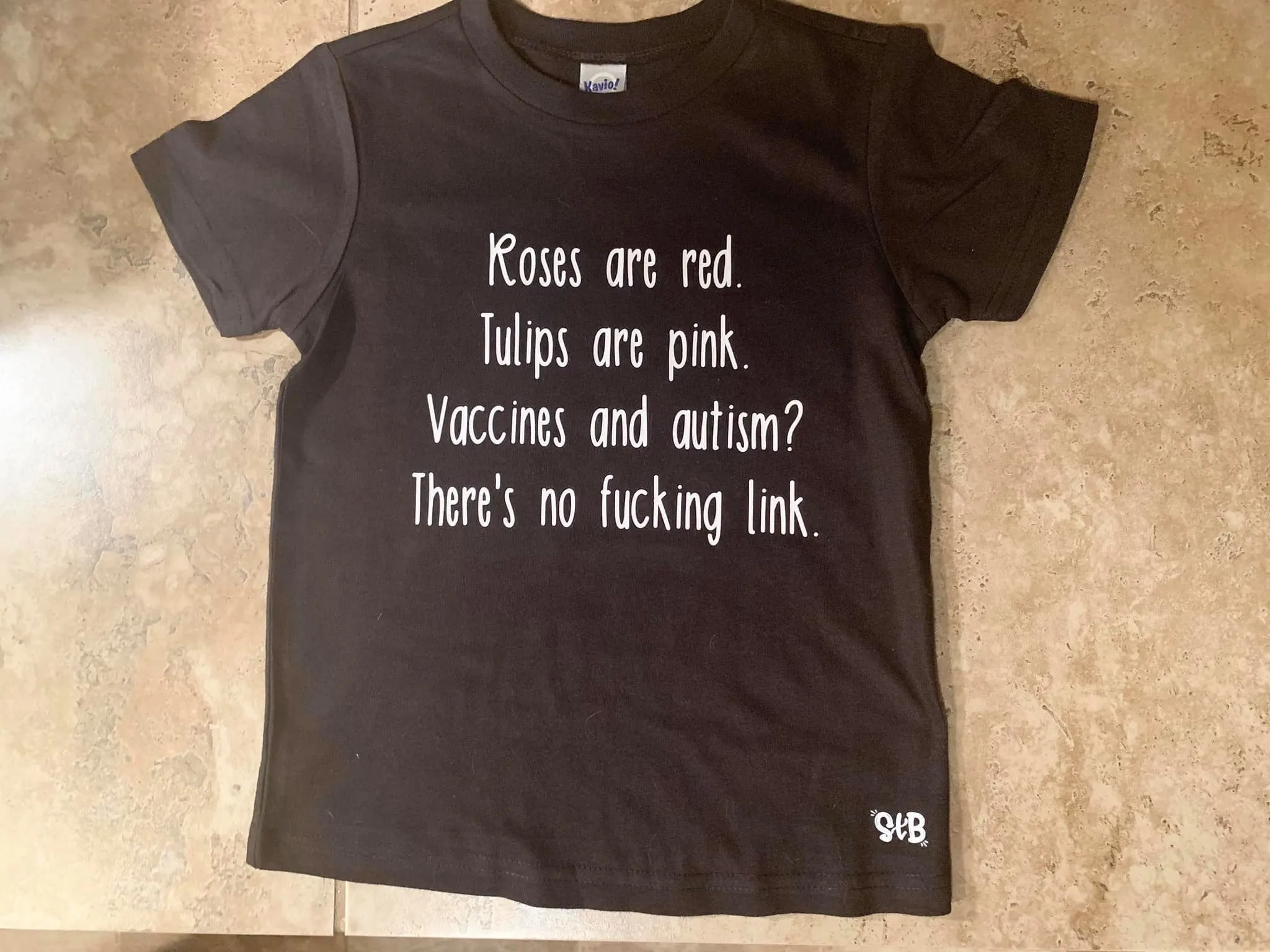 Vaccines and Autism? NO F-ING LINK. Bodysuit or Tee