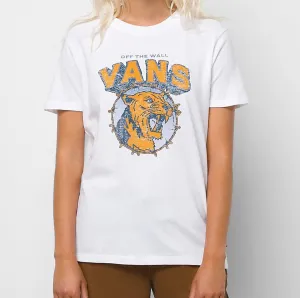 VANS Women's Rawr Cat Tee White