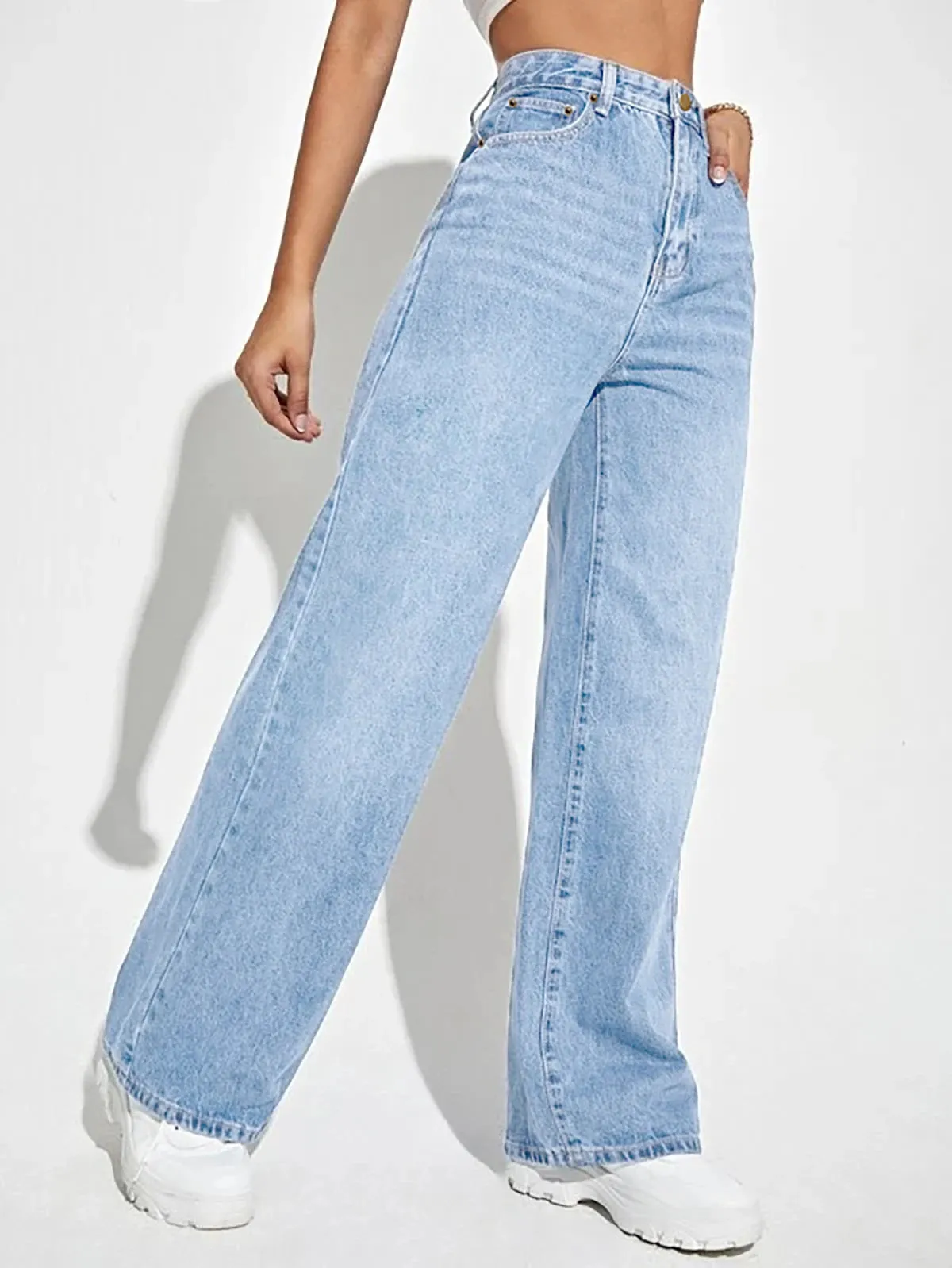 VIBRA™ HIGH-WAISTED WIDE-LEG JEANS