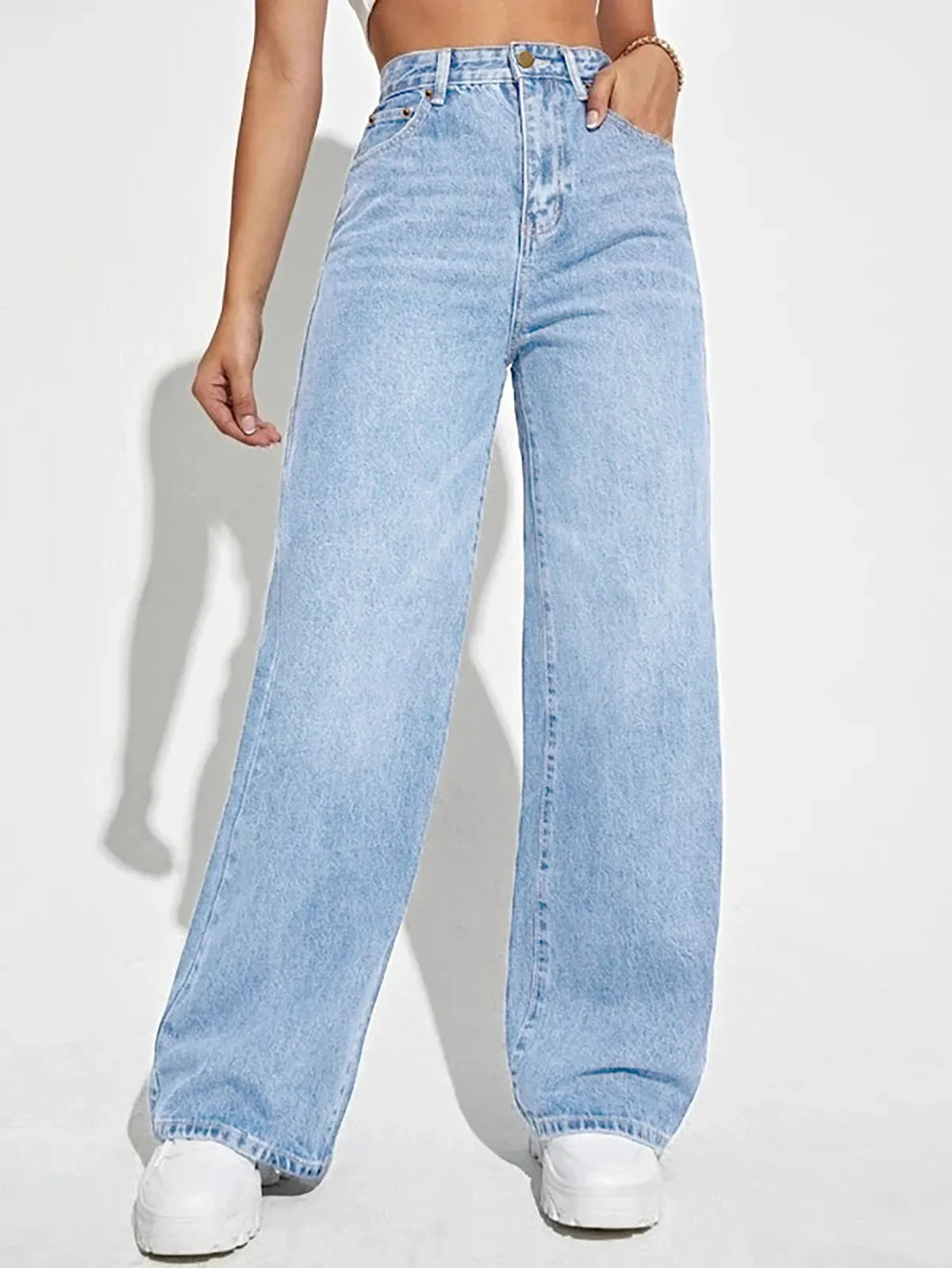 VIBRA™ HIGH-WAISTED WIDE-LEG JEANS