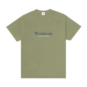 Vice 84 'Worldwide' Vintage Washed Tee - Sage