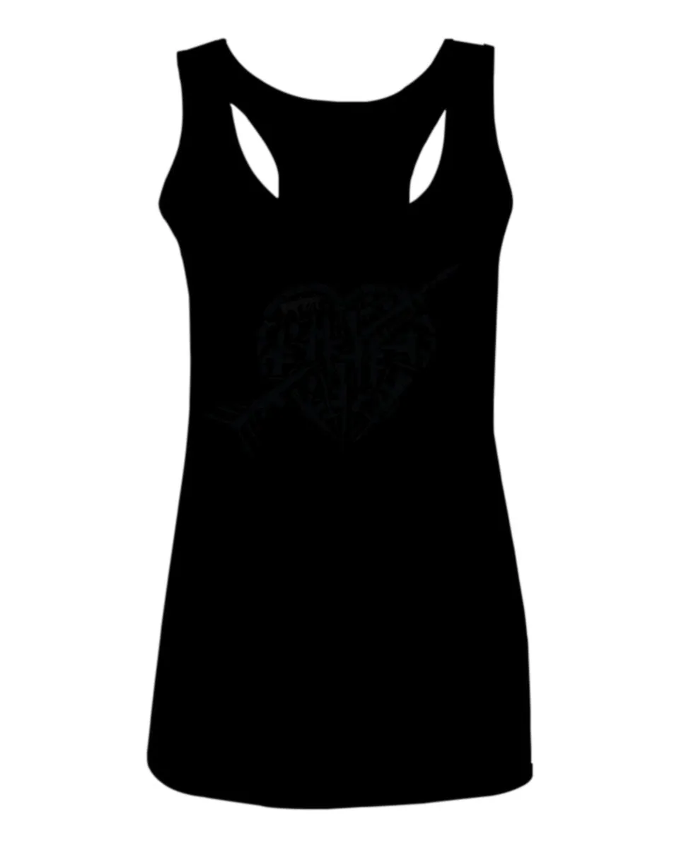 VICES AND VIRTUESS Second Amendment American Gun Rights arms Weapon Heart USA  women's Tank Top sleeveless Racerback