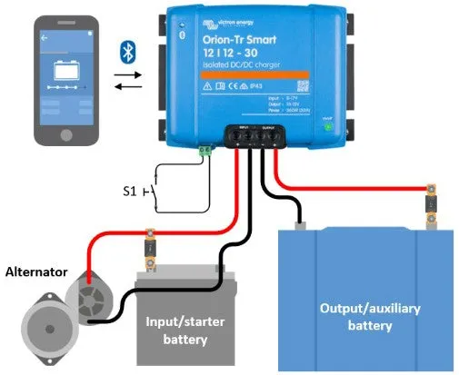 Victron Orion-Tr Smart 12volt 12volt 18amp DC Dc Charger