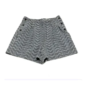 Vintage Happy Nature Kate Hudson Distressed Pleated High Waist Denim Shorts 12