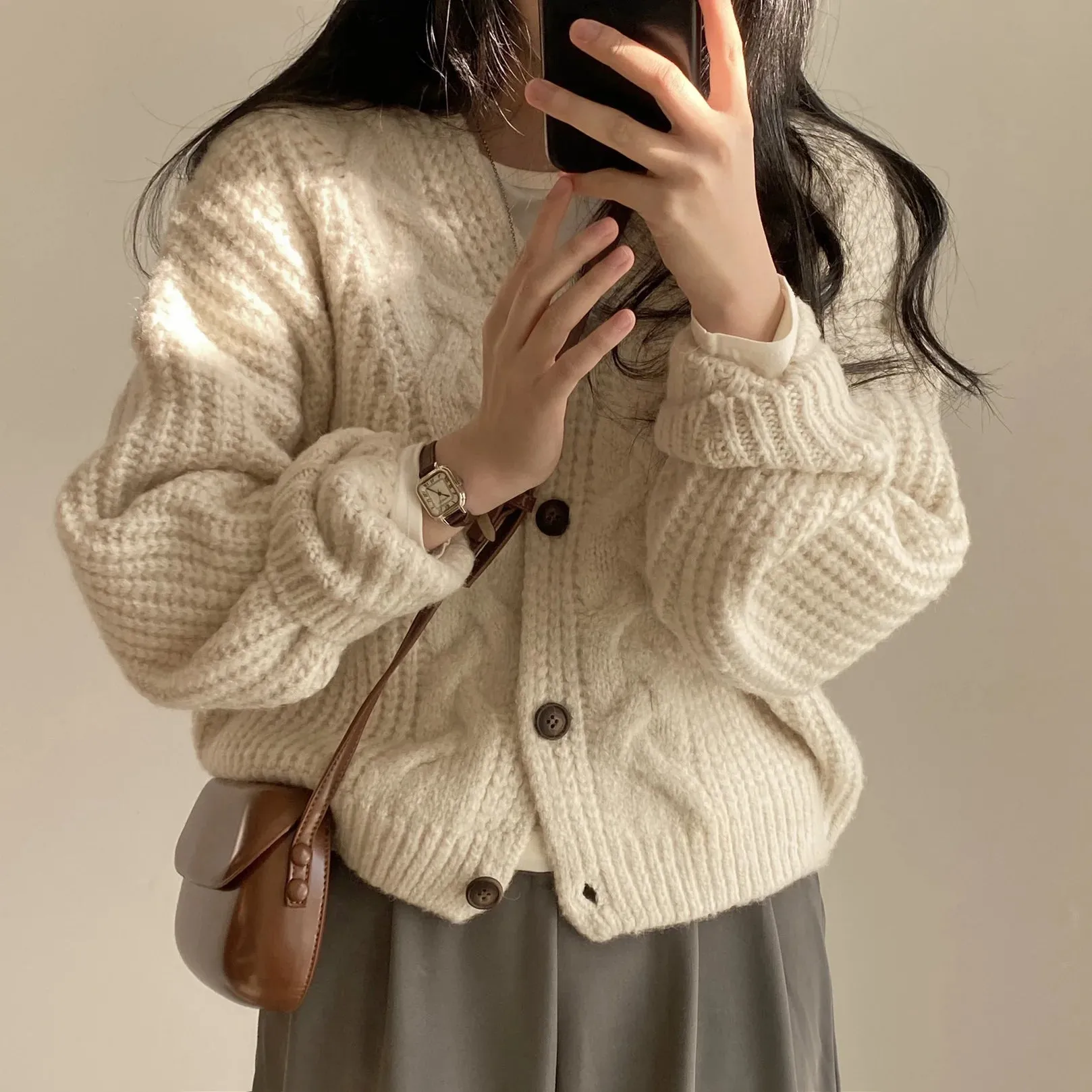 Vintage V-Neck Cardigan
