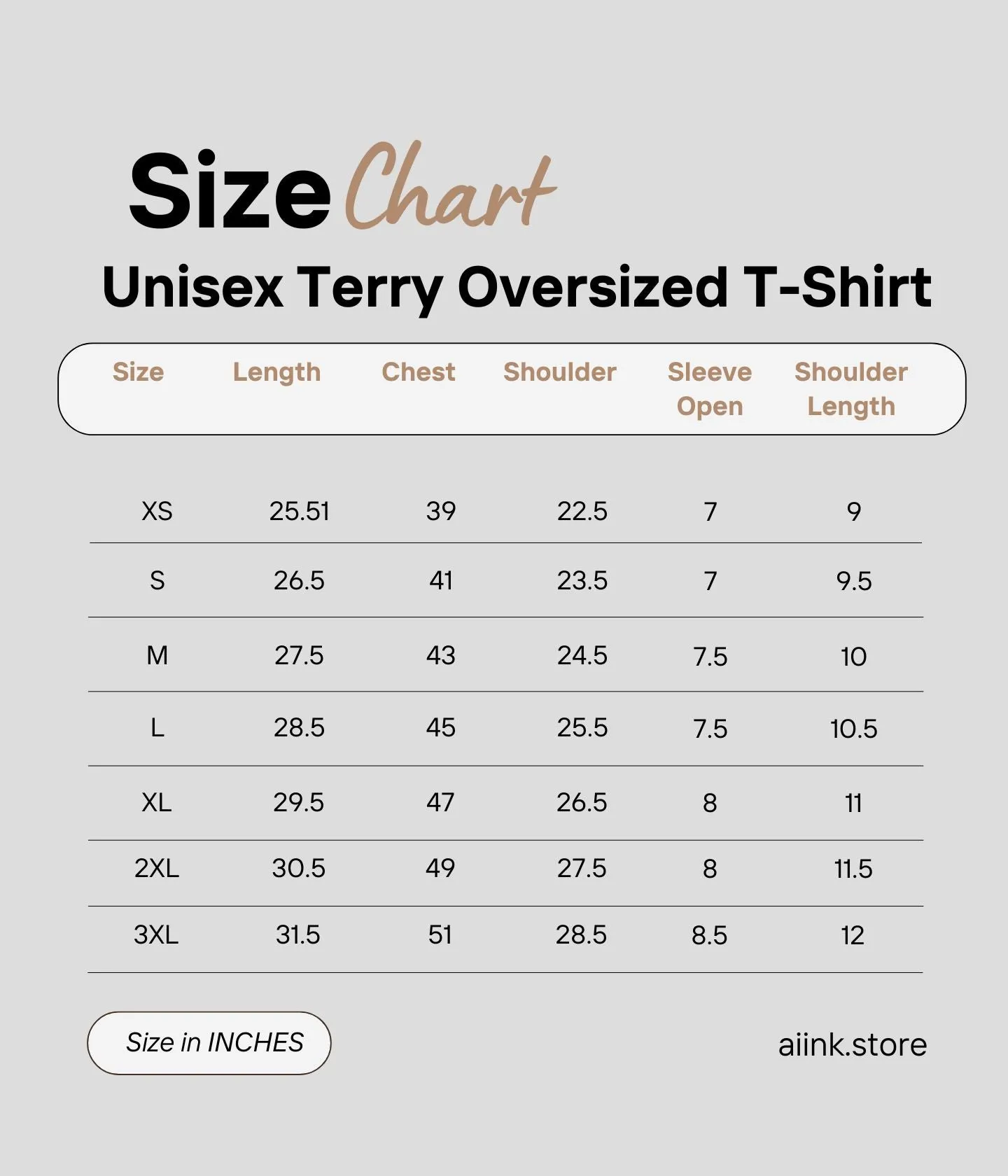 Water Limit Only - Terry Oversized T-Shirt