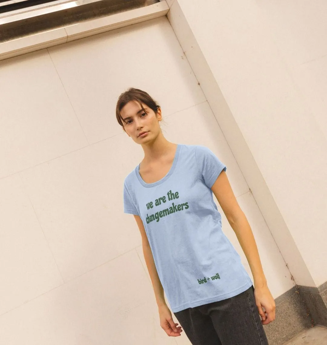 We Are The Changemakers Scoop Neck Tee