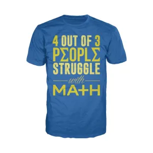 Weird Science 4 Out Of 3 People Official Men's T-shirt (Royal Blue)