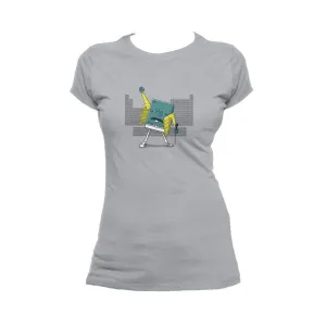 Weird Science Freddie Mercury Official Women's T-shirt (Heather Grey)
