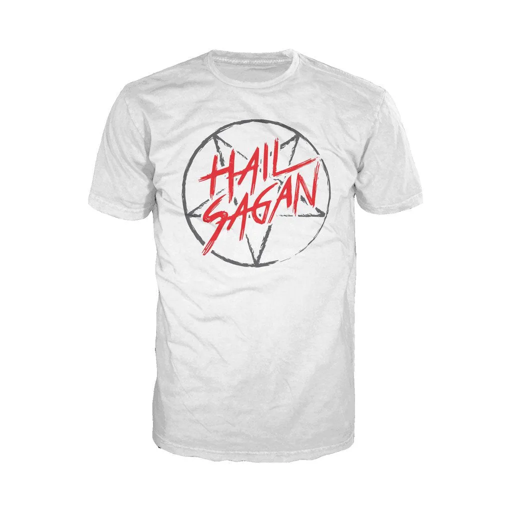 Weird Science Hail Sagan Official Men's T-shirt (White)