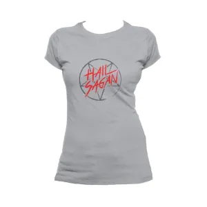 Weird Science Hail Sagan Official Women's T-shirt (Heather Grey)