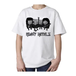 Weird Science Heavy Metals Official Kid's T-shirt (White)