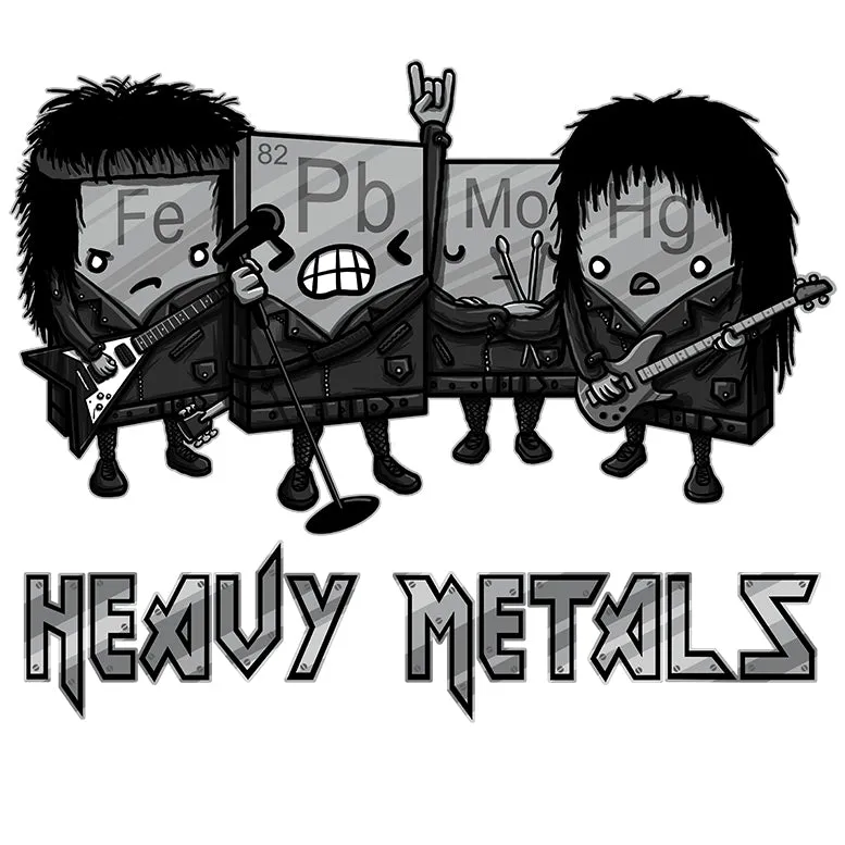 Weird Science Heavy Metals Official Kid's T-shirt (White)