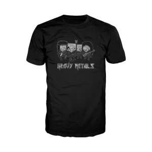 Weird Science Heavy Metals Official Men's T-shirt (Black)
