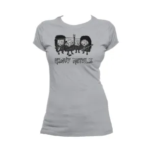 Weird Science Heavy Metals Official Women's T-shirt (Heather Grey)