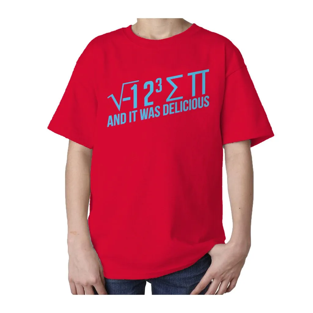 Weird Science I 8 Sum Pi Official Kid's T-shirt (Red)