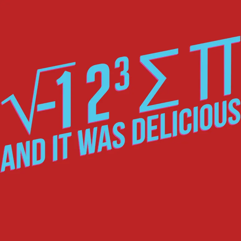 Weird Science I 8 Sum Pi Official Kid's T-shirt (Red)