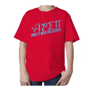 Weird Science I 8 Sum Pi Official Kid's T-shirt (Red)