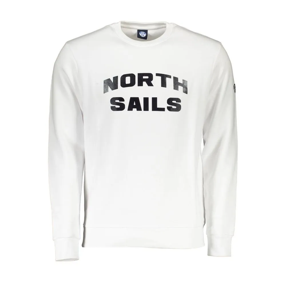 White Cotton Men Sweater