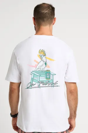 White Tee with On Patrol