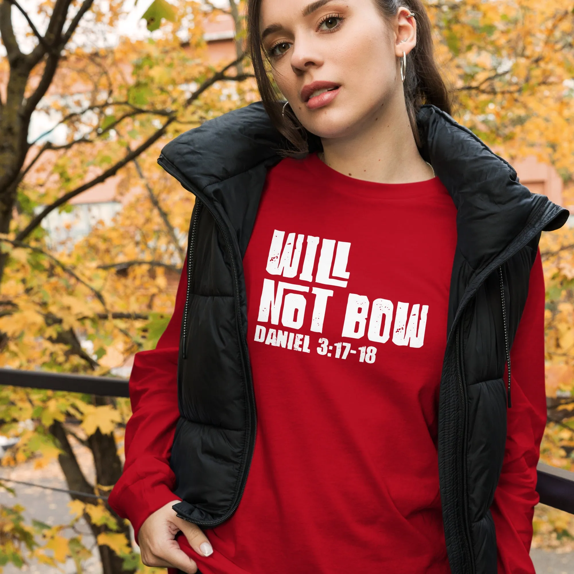 Will Not Bow Long Sleeve Tee