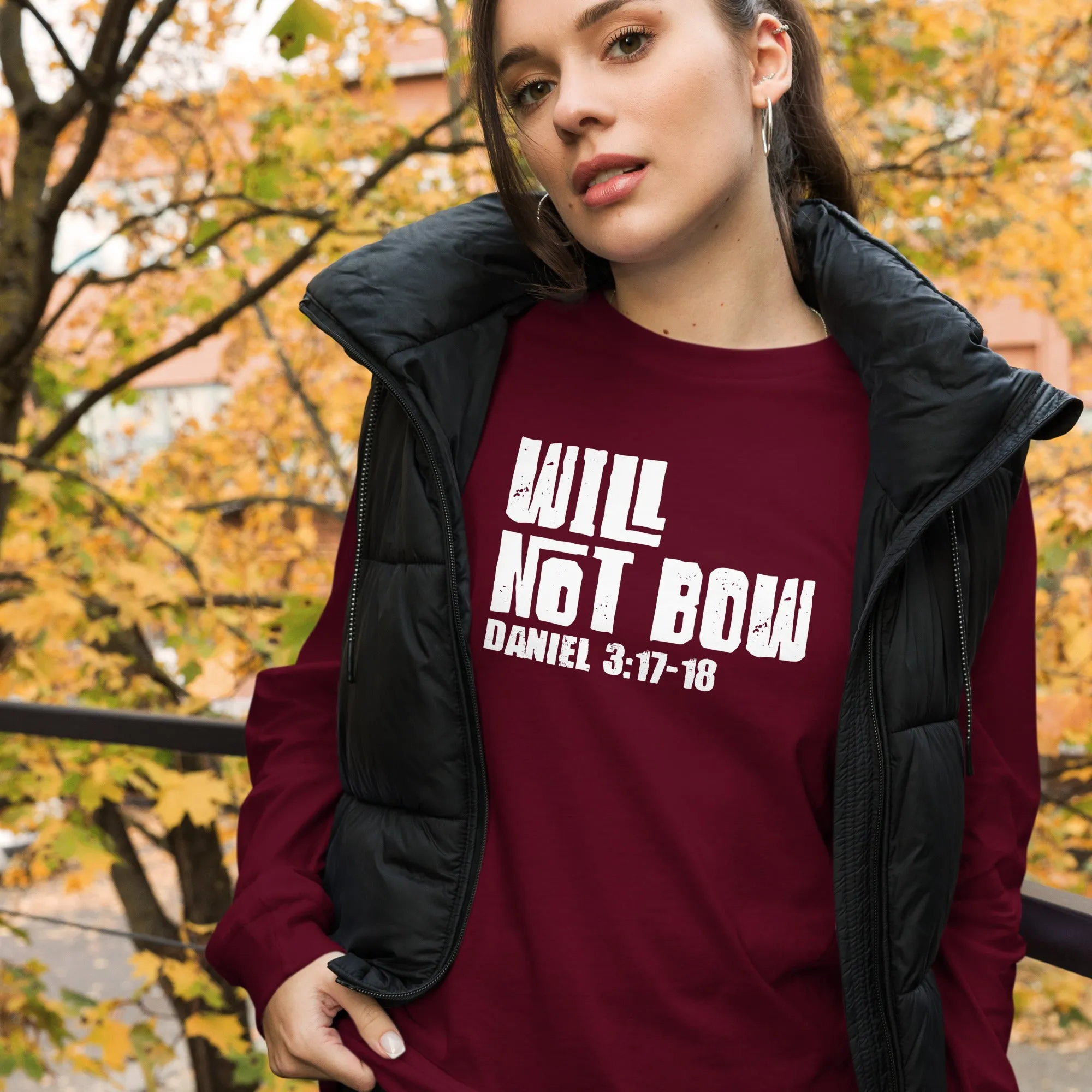 Will Not Bow Long Sleeve Tee