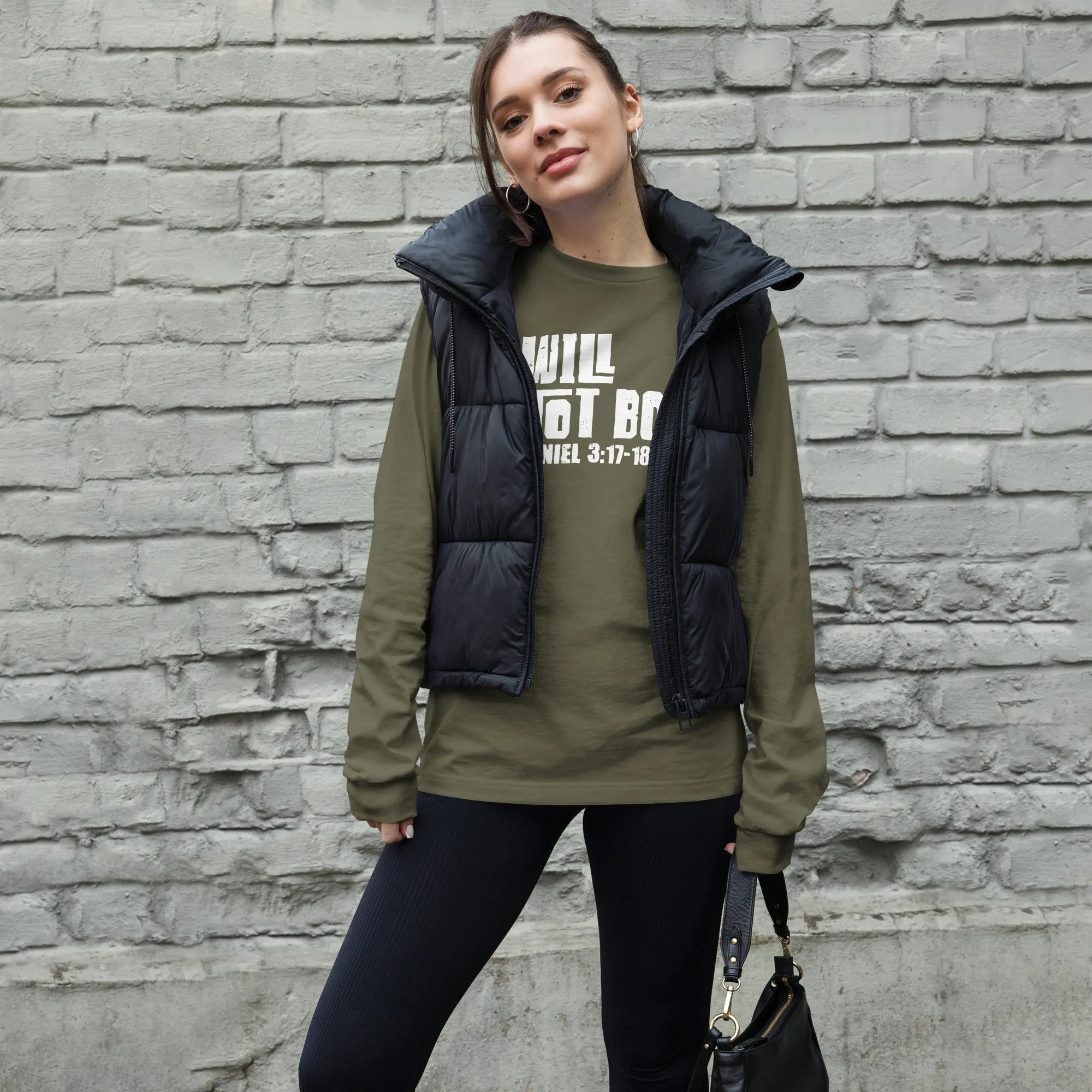 Will Not Bow Long Sleeve Tee