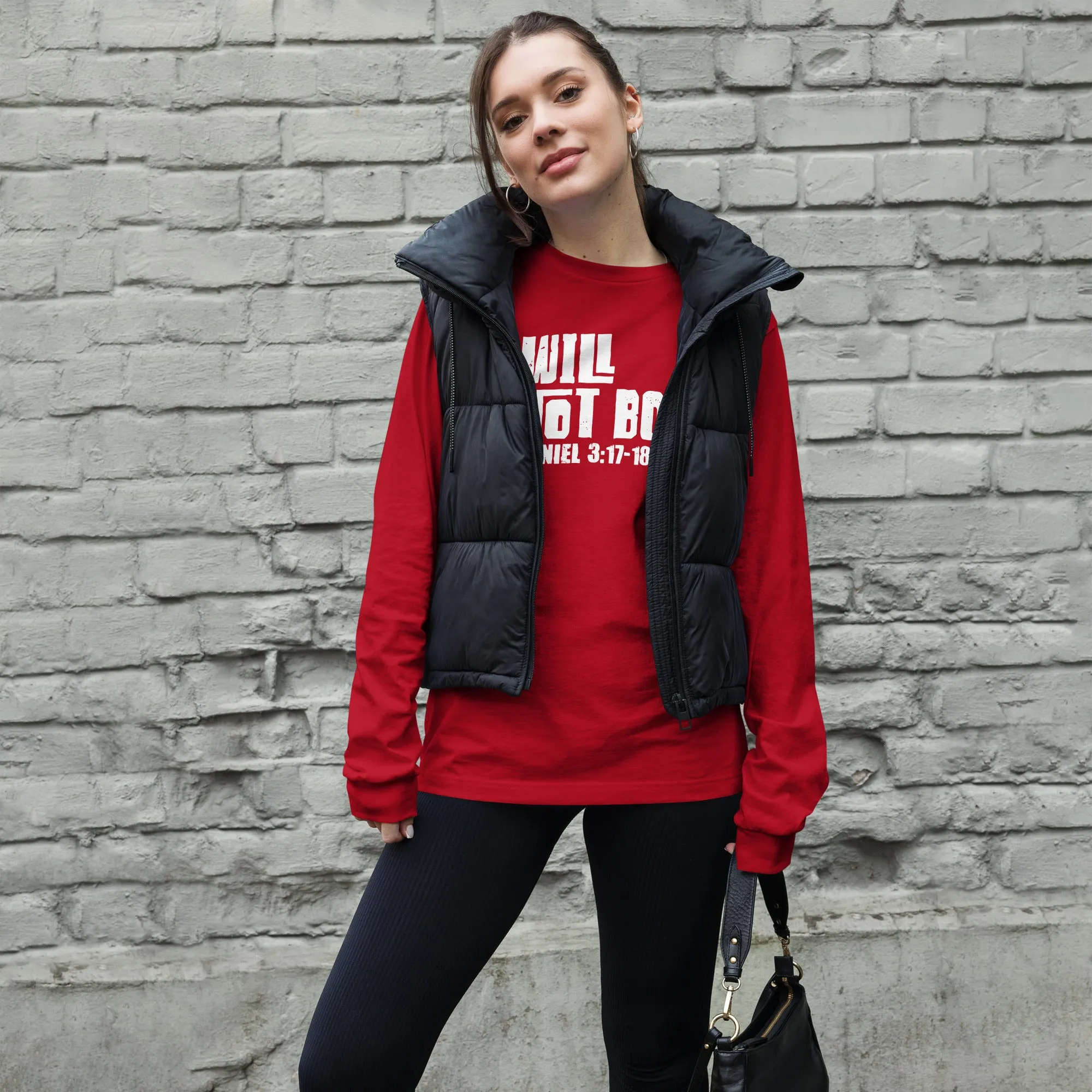 Will Not Bow Long Sleeve Tee