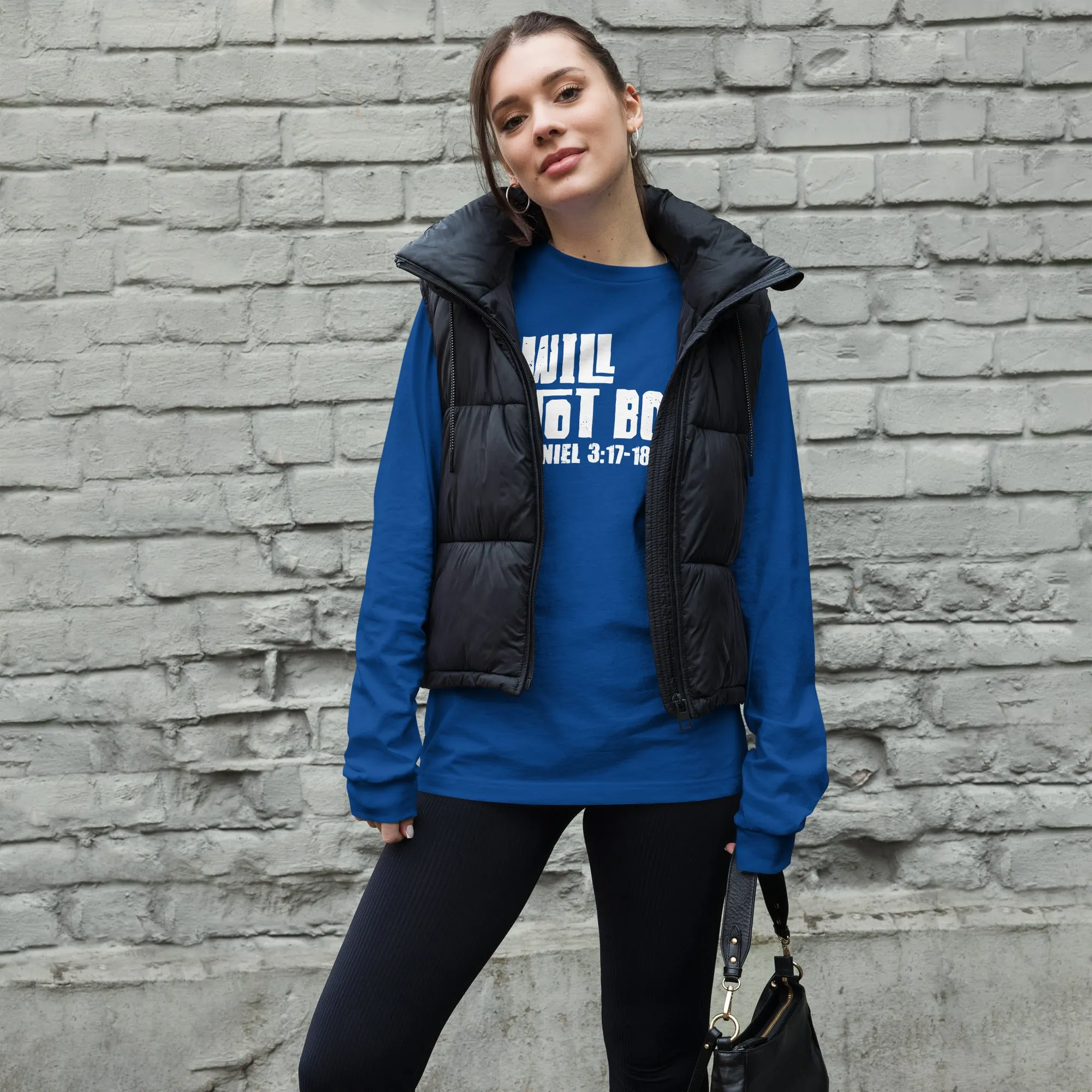 Will Not Bow Long Sleeve Tee