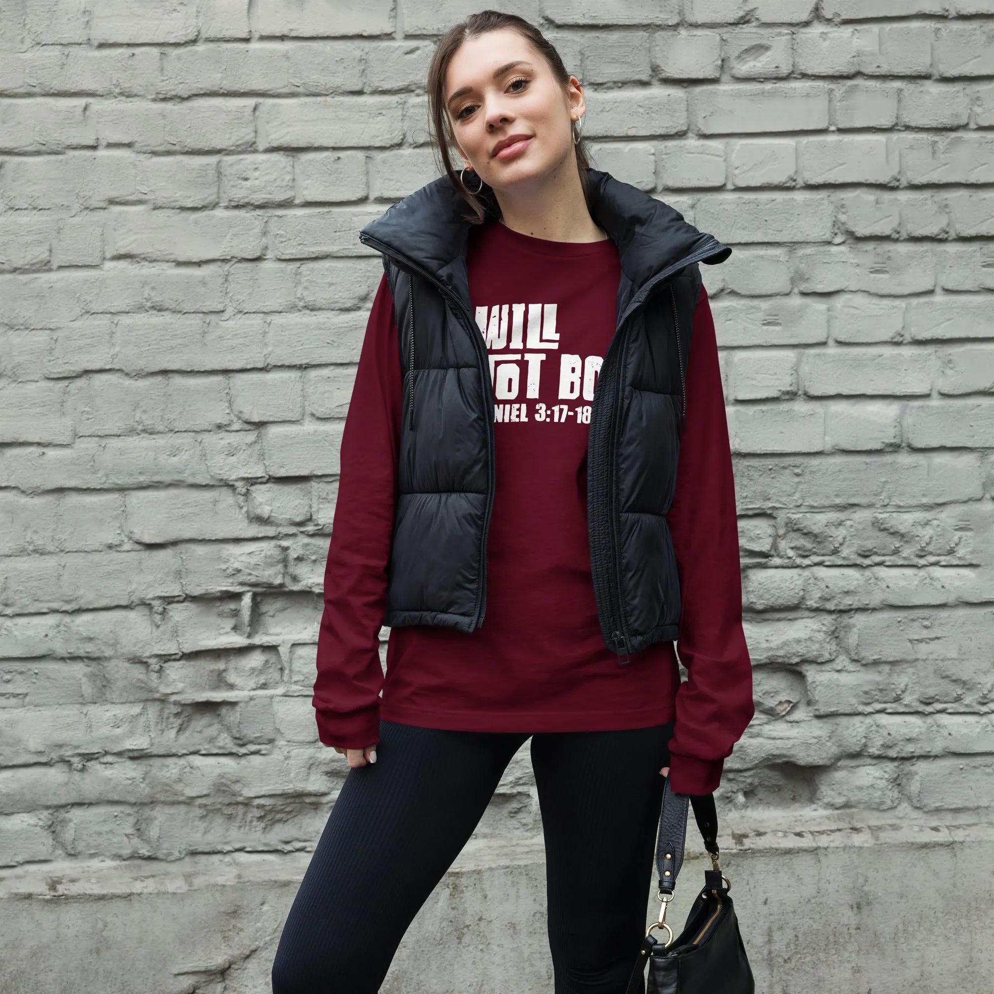 Will Not Bow Long Sleeve Tee
