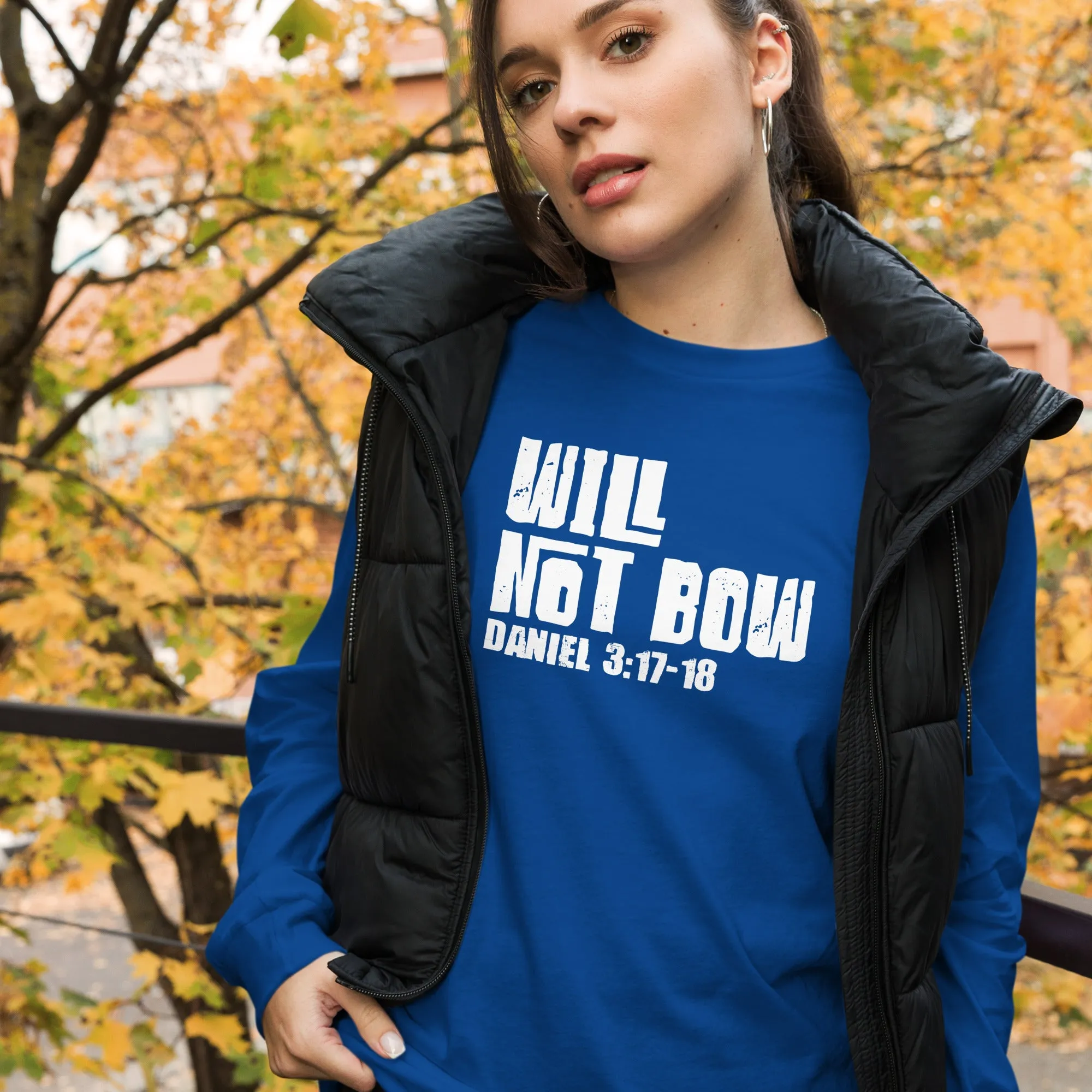 Will Not Bow Long Sleeve Tee
