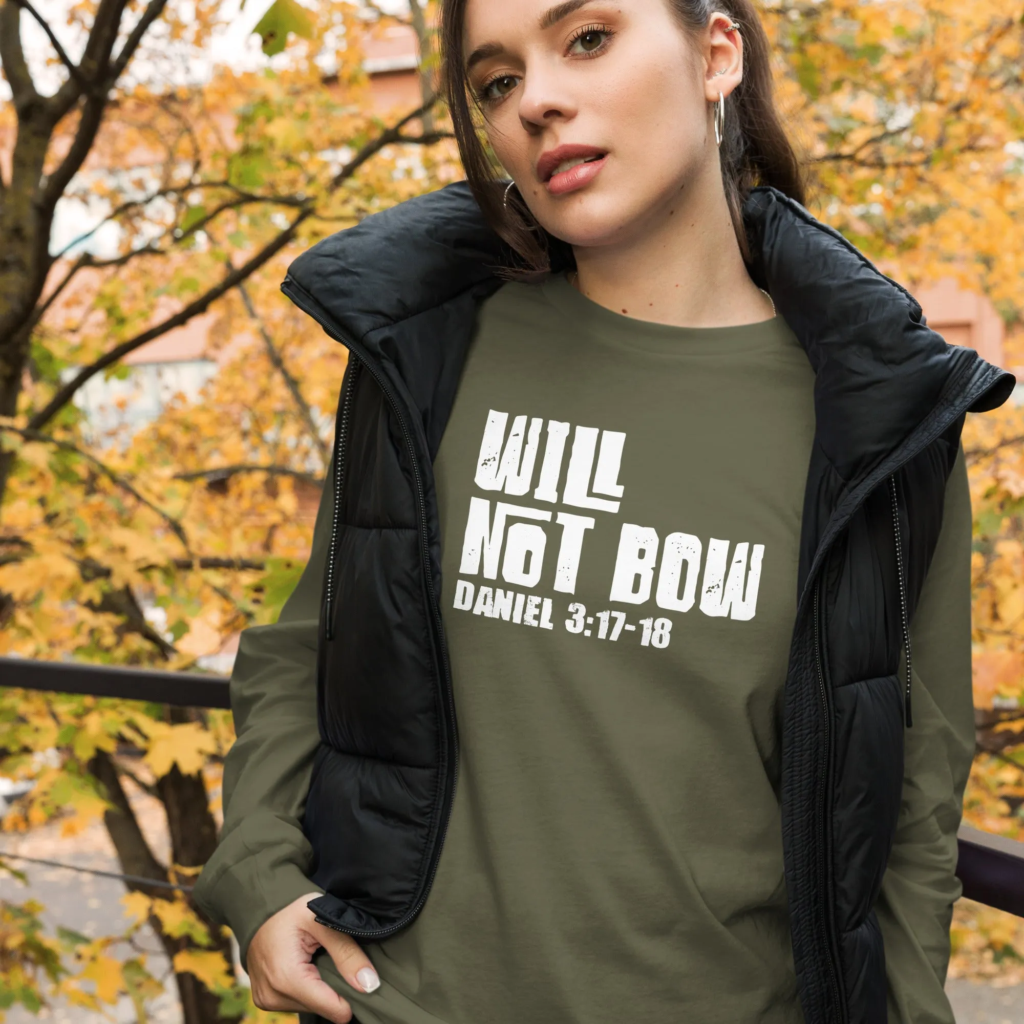 Will Not Bow Long Sleeve Tee