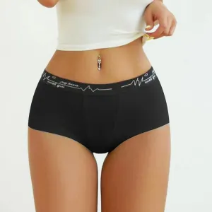 Women's Boyshort Boxer Underwear - Comfortable Elastic Panties