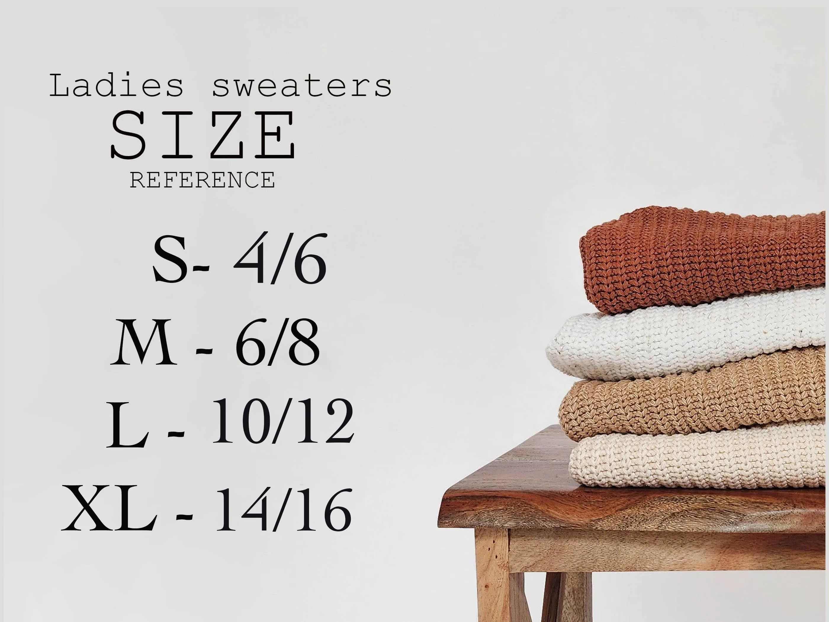 Women's Chunky Knit Braided Sweater | Matching MOM sweater