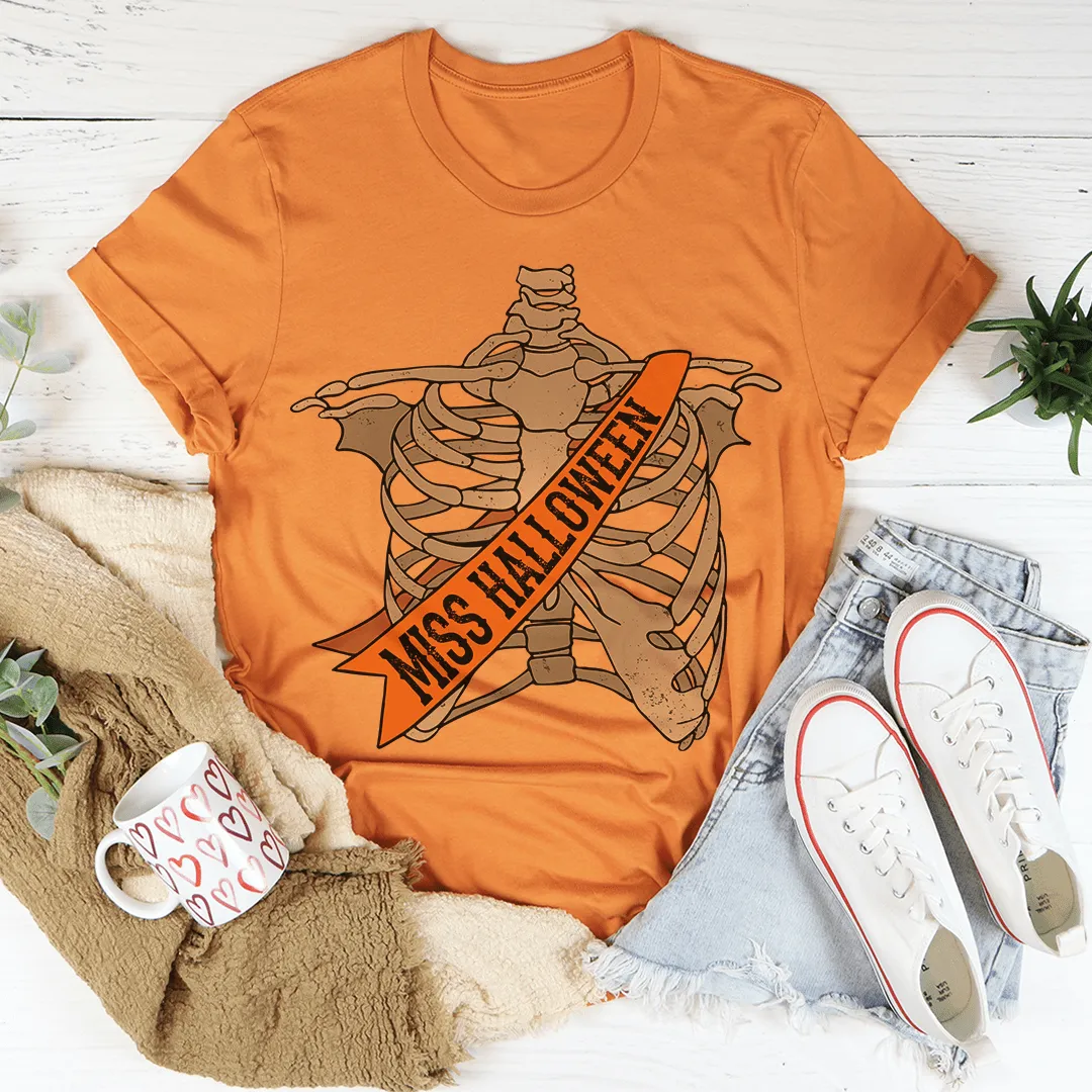 Women's Miss Halloween T-Shirt- 4 Colors