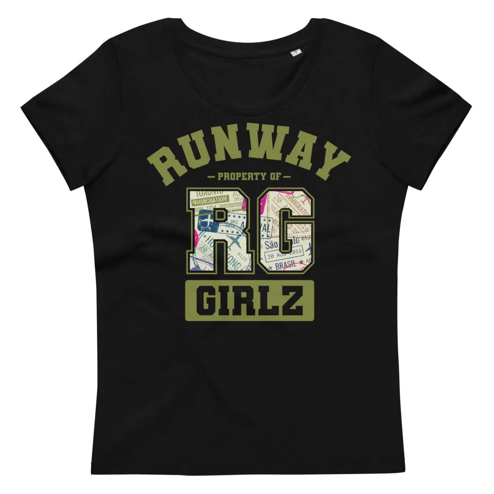 Women's Passport Stamps Organic Tee