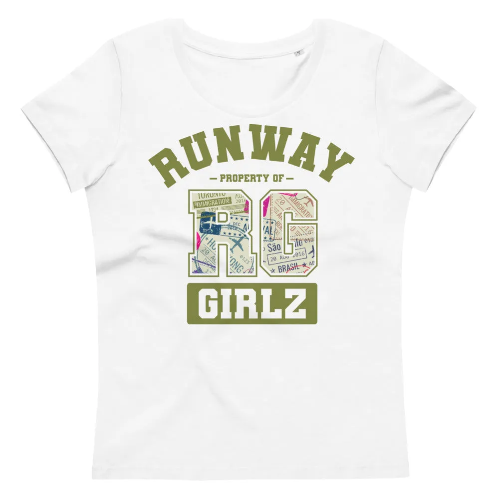 Women's Passport Stamps Organic Tee