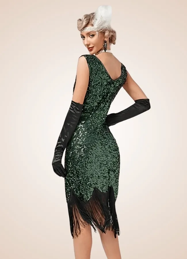 Women's Steampunk Sequin Dress