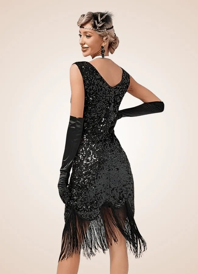 Women's Steampunk Sequin Dress