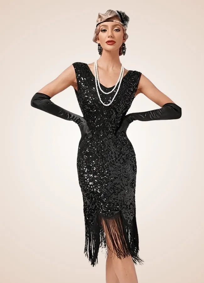 Women's Steampunk Sequin Dress