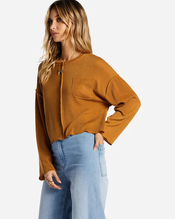 Women's You Seam Happy Rib Knit Top