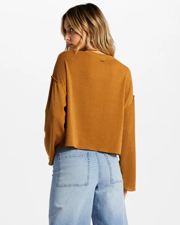 Women's You Seam Happy Rib Knit Top